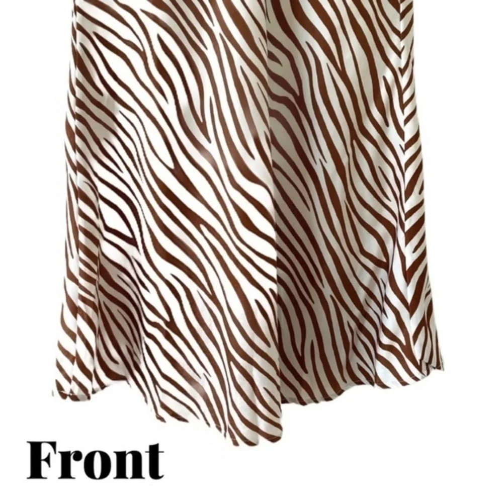 NWOT Anthropologie 4SI3NNA Valeria Zebra Print Skirt